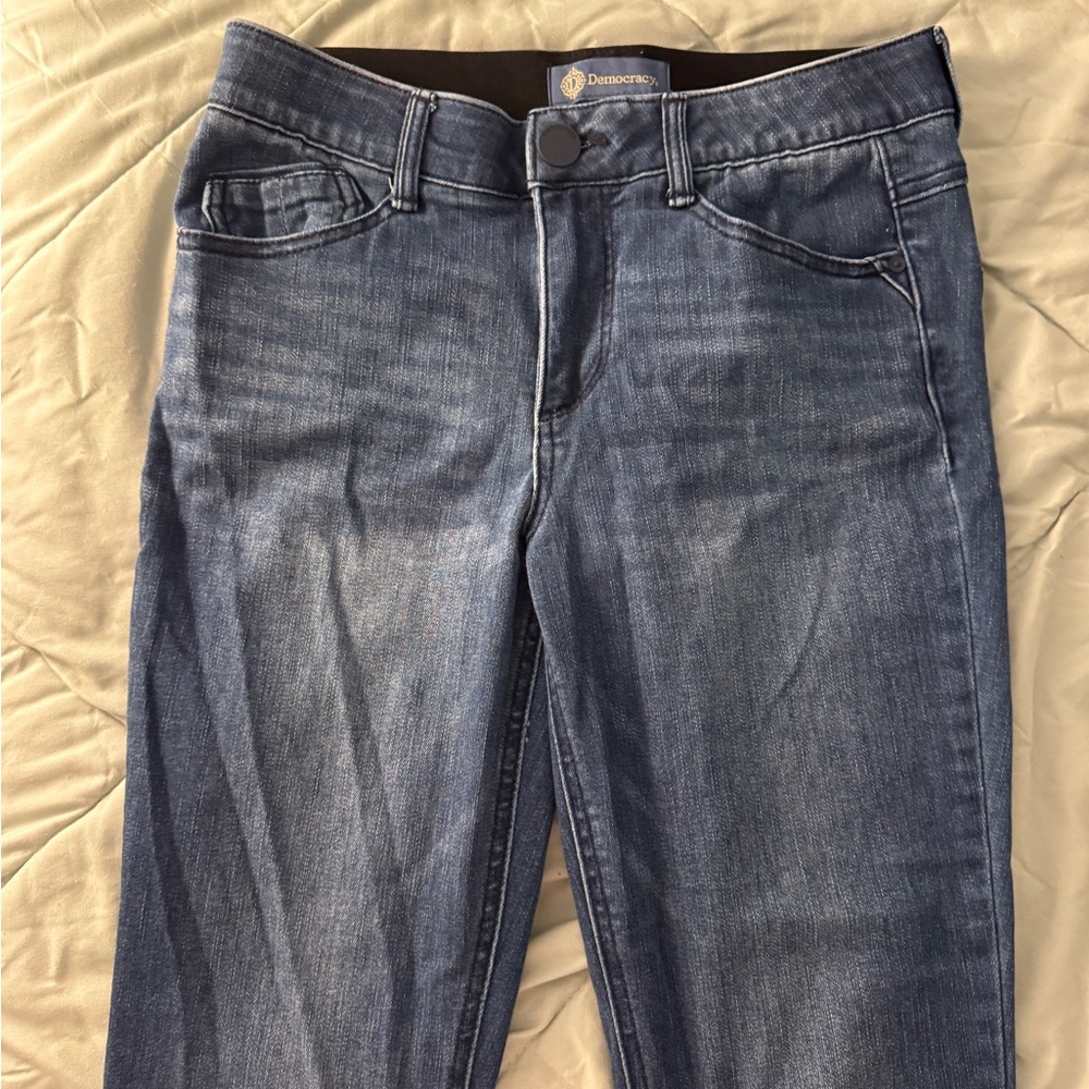 Democracy Women's Classic Blue Straight Leg Jeans